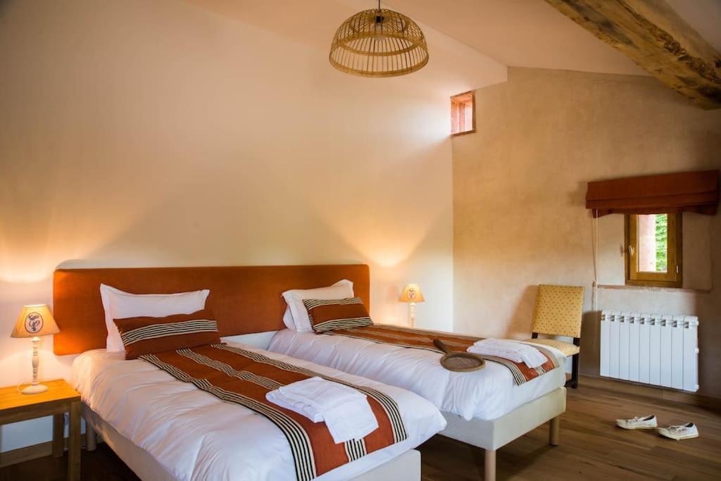 Bastide Des Tourelles Pour 20 Pers. Piscine & Spa Marzens Exteriör bild